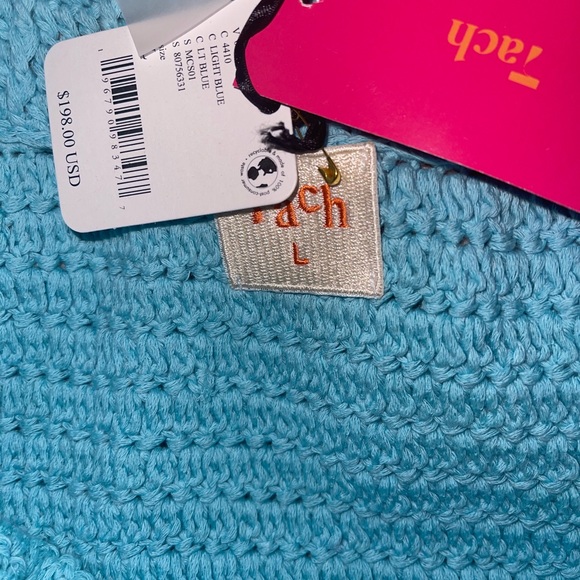 BNWT!!! Tach crochet mini skirt in light blue - Picture 3 of 5